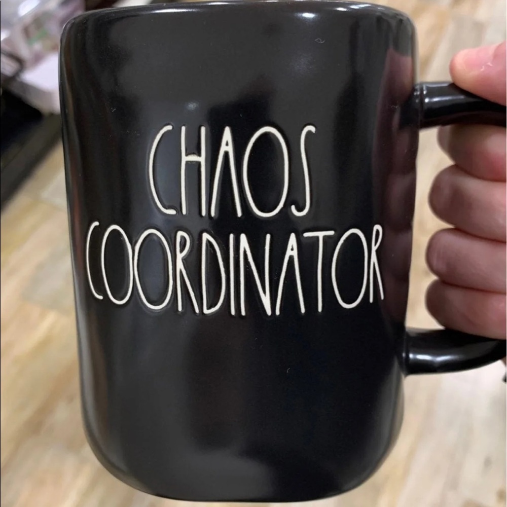 Rae Dunn Chaos Coordinator Mug (Black)